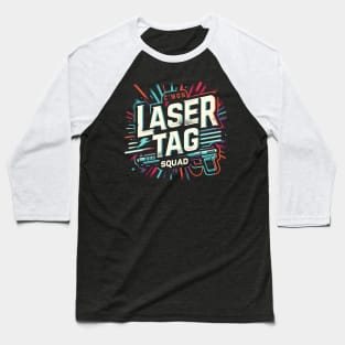 C'mon Laser Tag Squad Gun Gamer Matching Competition Novelty Baseball T-Shirt